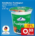 Aktuelles Fruchtjoghurt Angebot bei Netto Marken-Discount in Frankfurt (Main) ab 0,33 €