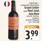 Grand Corbier oder Mont Saint Jean Rosé Angebote bei E center Brühl für 3,99 €