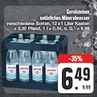 natürliches Mineralwasser Angebote von Gerolsteiner bei EDEKA Gera für 6,49 €