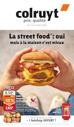 Catalogue Colruyt "La street food*: oui mais à la maison c'est mieux" à École-Valentin et alentours, 12 pages, 05/03/2025 - 09/03/2025