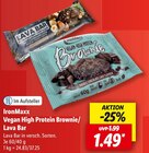 Vegan High Protein Brownie / Lava Bar von IronMaxx im aktuellen Lidl Prospekt