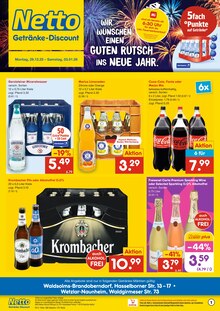 Krombacher im Netto Marken-Discount Prospekt "DER ORT, AN DEM DU IMMER AUSGEZEICHNETE PREISE FINDEST." mit 6 Seiten (Wetzlar)