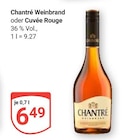 Weinbrand Angebote von Chantré bei GLOBUS Oberhausen für 6,49 €