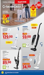 Prix et réduction Aspirateur dans le prospectus Lidl en cours Offre Aspirateur dans le catalogue Lidl du moment à la page 36