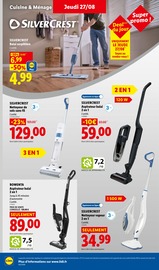 Promos Aspirateur dans le catalogue "La rentrée des économies" de Lidl Aspirateur en promo dans le catalogue Lidl à la page 36