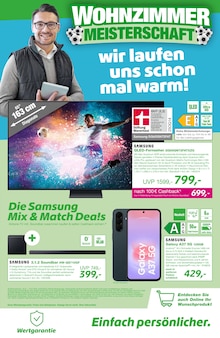 Fernseher im EP: Prospekt "WOHNZIMMER MEISTERSCHAFT - Team EP: perfekt aufgestellt!" mit 12 Seiten (Landshut)