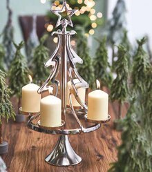Adventskranz Tannenbaum aus Aluminium bei Zurbrüggen in Dortmund Adventskranz Tannenbaum aus Aluminium im Angebot bei Zurbrüggen Dortmund für 29,99 €