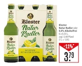 Aktuelles Natur Radler oder 0,0% Alkoholfrei Angebot bei Marktkauf in Offenbach (Main) ab 3,79 €