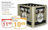 Bier im Angebot bei GLOBUS in Oberhausen Bier Angebote von Warsteiner bei GLOBUS Oberhausen für 10,49 €