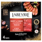 Magret de canard à la fleur de sel tranché - LABEYRIE en promo chez Carrefour Magret de canard à la fleur de sel tranché - LABEYRIE dans le catalogue Carrefour