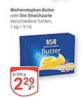 Butter oder Die Streichzarte im Angebot bei GLOBUS in Neunkirchen Butter oder Die Streichzarte Angebote von Weihenstephan bei GLOBUS Neunkirchen für 2,29 €