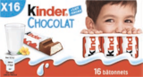 Chocolat - KINDER - Aldi à Courbevoie Chocolat - KINDER en promo chez Aldi Courbevoie à 2,89 €
