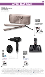 Promos Babyliss dans le catalogue "UNE AMBIANCE COSY À PRIX TOUT DOUX" de Carrefour Market à la page 9