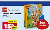 Aktuelle Lego Angebote bei E center in Reutlingen Aktuelles 3-IN-1-CREATOR-SET Angebot bei E center in Reutlingen ab 15,99 €