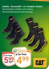 Arbeits-, Kurzschaft- oder Sneaker-Socken im Angebot bei GLOBUS in Bad Homburg Arbeits-, Kurzschaft- oder Sneaker-Socken Angebote von CAT bei GLOBUS Bad Homburg für 4,99 €