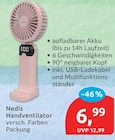 Handventilator von Nedis im aktuellen budni Prospekt