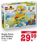 Duplo Tiere auf Rädern 3-in-1-Set von LEGO für 29,99 € bei E center im Angebot Duplo Tiere auf Rädern 3-in-1-Set von LEGO im aktuellen E center Prospekt