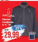 Herren-Cordjacke Angebote von Insel Leben bei Kaufhaus Stolz Rostock für 29,99 €