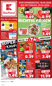 Kaffee im aktuellen Kaufland Prospekt (Bruchsal) Kaffee im Kaufland Prospekt "Hier bin ich richtig" mit 56 Seiten (Bruchsal)