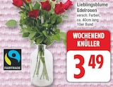 Lieblingsblume Edelrosen von Fairtrade für 3,49 € bei EDEKA im Angebot Lieblingsblume Edelrosen von Fairtrade im aktuellen EDEKA Prospekt