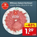 Salami-Sortiment von Wiltmann im aktuellen Netto Marken-Discount Prospekt für 1,29 €