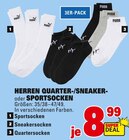 HERREN QUARTER-/SNEAKER- oder SPORTSOCKEN Angebote von Puma bei Marktkauf Reutlingen für 8,99 €