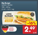 Big Burger im Angebot bei Netto Marken-Discount in Dessau-Roßlau Big Burger Angebote bei Netto Marken-Discount Dessau-Roßlau für 2,49 €