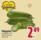 Minigurken im EDEKA Prospekt Minigurken von im aktuellen EDEKA Prospekt für 2,49 €