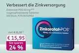 Zinkorotat-POS Angebote bei mea - meine apotheke Mannheim für 15,95 €