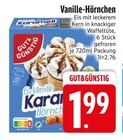 Vanille-Hörnchen im EDEKA Prospekt Vanille-Hörnchen von GUT&GÜNSTIG im aktuellen EDEKA Prospekt für 1,99 €