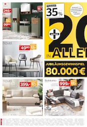 Couch im XXXLutz Möbelhäuser Prospekt in Leinfelden-Echterdingen Aktueller XXXLutz Möbelhäuser Prospekt mit Couch, "80 JAHRE JUBILÄUM", Seite 2