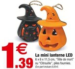 La mini lanterne LED en promo chez Bazarland La mini lanterne LED dans le catalogue Bazarland