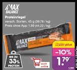 Proteinriegel Angebote von Max Balance bei Netto Marken-Discount Essen für 1,79 €