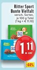 Bunte Vielfalt im Angebot bei E center in Siegburg Bunte Vielfalt Angebote von Ritter Sport bei E center Siegburg für 1,11 €