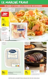 Promos Saucisse dans le catalogue "Carrefour market" de Carrefour Market Saucisse en promo dans le catalogue Carrefour Market à la page 4