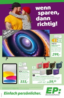 Fernseher im EP: Prospekt "wenn sparen, dann richtig!" mit 12 Seiten (Brühl)