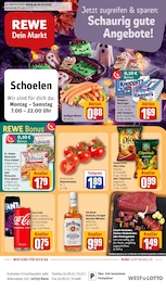 Cola im REWE Prospekt in Kleve Aktueller REWE Prospekt mit Cola, "Dein Markt", Seite 1