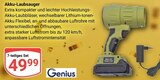 Akku-Laubsauger bei GLOBUS im Prospekt "" für 49,99 €