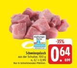Schweinegulasch Angebote bei E center Hoyerswerda für 0,64 €