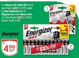 Lithium CR-2032 BP 4 + 2 bei GLOBUS im Jena Prospekt für 4,99 €