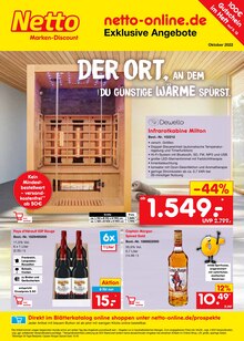 Aktueller Netto Marken-Discount Prospekt Netto Marken-Discount Prospekt "netto-online.de - Exklusive Angebote" mit 40 Seiten