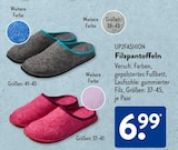 Aktuelle Filz Angebote bei ALDI SÜD in Nürnberg Aktuelles Filzpantoffeln Angebot bei ALDI SÜD in Nürnberg ab 6,99 €