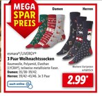 Weihnachtssocken Angebote von esmara oder LIVERGY bei Lidl Mainz für 2,99 €