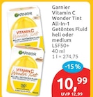 Vitamin C Wonder Tint All-In-1 Getöntes Fluid hell oder medium von Garnier im aktuellen budni Prospekt