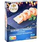 Queues de homard canadien crues MSC surgelées - CARREFOUR EXTRA en promo chez Carrefour Plaisir à 13,04 €