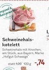 Schweinehalskotelett bei REWE im Prospekt "" für 0,74 €