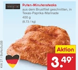 Aktuelle Grillfleisch Angebote bei Netto Marken-Discount in Essen Aktuelles Puten-Minutensteaks Angebot bei Netto Marken-Discount in Essen ab 3,49 €