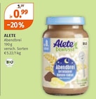 Abendbrei von ALETE für 0,99 € bei Müller im Angebot Abendbrei von ALETE im aktuellen Müller Prospekt