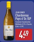 Chardonnay Pays d’Oc IGP Angebote von Jean Giner bei ALDI Nord Freiberg für 4,49 €