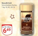 Gold Angebote von Nescafé bei GLOBUS Amberg für 6,49 €